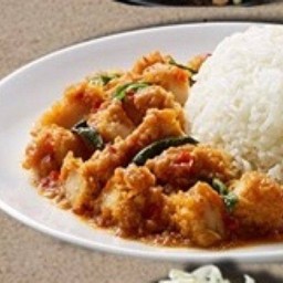 ข้าวกะเพราไก่กรอบ