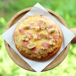 Ham Mushroom Pizza