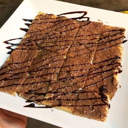 โรตีสี่เหลี่ยม+ช็อคนูเทลล่า