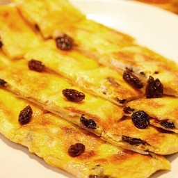 โรตีไข่+ลูกเกด