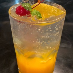 มะม่วงโซดาเย็น