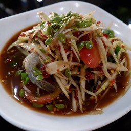 ตำลาวกุ้งสด