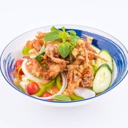 ยำปูนิ่มกรอบ