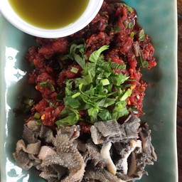 ลาบเนื้อดิบ ขม(ไม่ขม)