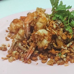กุ้งทอดกระเทียมพริกไท