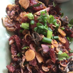 ส้าเนื้อดิบ ขม(ไม่ขม)