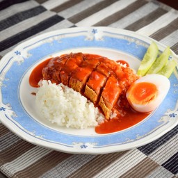 ข้าวหมูกรอบล้วน