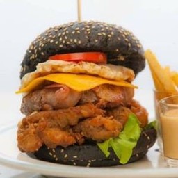 สเต็กเต็ง1  เบอเกอร์ สปาเก็ตตี้ ปูดอง ตลาดอุดมสุขวอร์ค