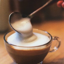 Hot cappuccino