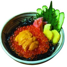 2617.UNI IKURA DONSalomon Roe and Sea Urchin rice bowl