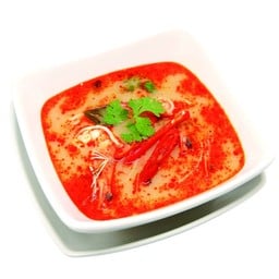 2704.TOM YAM SEAFOOD Spicy  Soupอาหารไทยปรุงด้วยวัตถุดิบญี่ปุ่นต้มยำทะเล