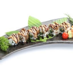 1004.FOIEGRAS ROLLFoie-gras, Cucumber, Spinach, Shrimp roe, Seaweed