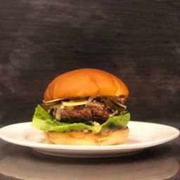 Promo! Caesar Mixed Pork Burger w/ Truffle fries