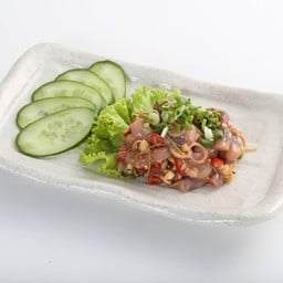 ยำปลาหมึกดอง