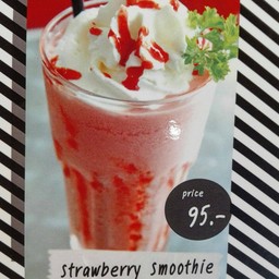 สตอเบอร์รี่สมูทตี้ (Strawberry Smoothie)