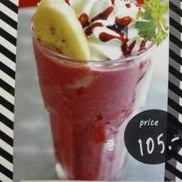 บลูเบอร์รี่บานาน่าสมูทตี้ (Blueberry Banana Smoothie)