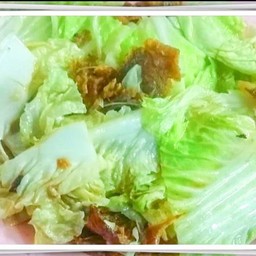 ผักกาดขาวผัดปลาสลิด