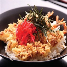 ข้าวหน้ากุ้งเทมปุระ