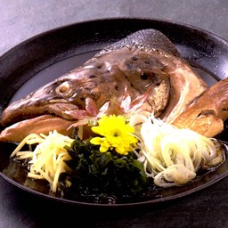 หัวปลาแซลมอนต้มซีอิ๊ว
