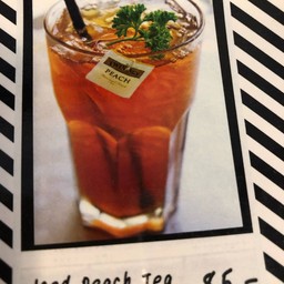 ชาพีชเย็น (Iced Peach Tea)