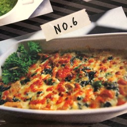 ผักโขมอบดับเบิ้ลชีส (Baked Spinach Double Cheese)