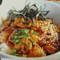 ข้าวหน้าไก่เทอริยากิ Chicken Teriyaki Rice)