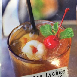 ชามะนาวลิ้นจี่เย็น (Iced LemonTea Lychee)