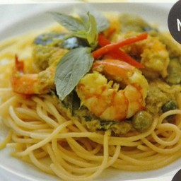 สปาเก็ตตี้แกงเขียวหวาน (Spaghetti Sweet Green Curry)