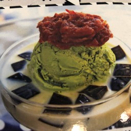 GreenTea Black Jelly Milk