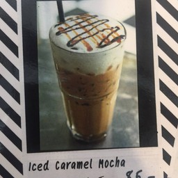 คาราเมลมอคค่าเย็น (Iced Caramel Mocha)