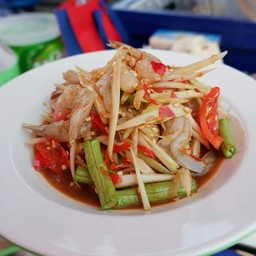 ตำปูปลาร้ากุ้งสด
