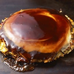 Okonomiyaki Seafood (Squid Pranws) โอโคโนมิยากิซีฟู้ด