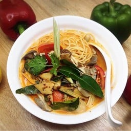 สปาเก็ตตี้ต้มยำน้ำข้น