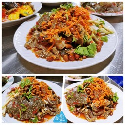 ยำมะม่วงปูม้าสดL