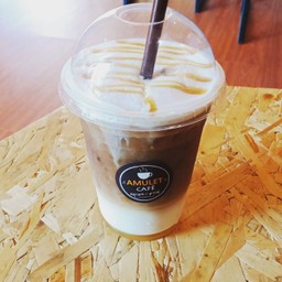 F คาราเมลมัคคิอาโต้ปั่น Caramel Macchiato (Freppe)