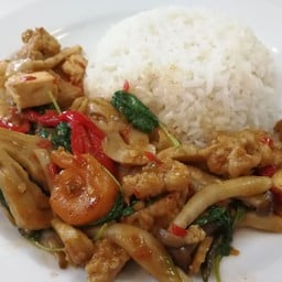 ข้าวกะเพราเจ