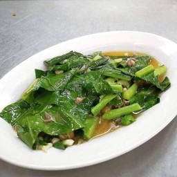 คะน้าผัดน้ำมันหอย