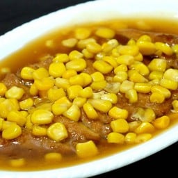 หมูทอดราดซอสข้าวโพด