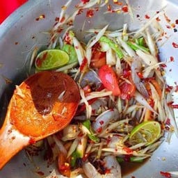 ตำมะระกอกุ้งสด