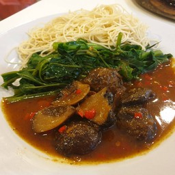 บะหมี่พริกเผาเจ