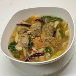 ต้มโคล้งปลาสลิดทอด (ถ้วย)