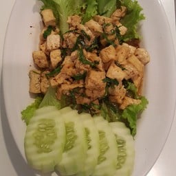 พล่าเต้าหู้เจ