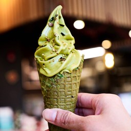 Complimentary Green Tea Soft Serve