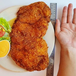 ชุดไก่XXL ดิพชีส (ไก่ทอดXXL1ชิ้น+ดีพชีส+สลัด)