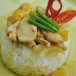 ชุดข้าวหน้าไก่