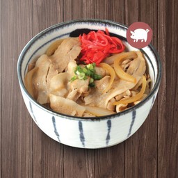 ข้าวหน้าหมูผัดซอส