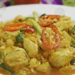 เนื้อปูผัดผงกระหรี่