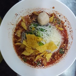 ก๋วยเตี๋ยวเย็นตาโฟลูกชิ้น+หมู+หมึก