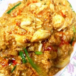 เนื้อปูผัดผงกระหรี่ (ใหญ่)