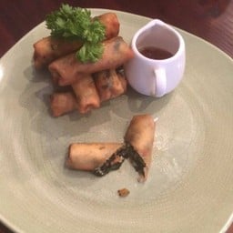 Spring Rolls cheeses and spinach